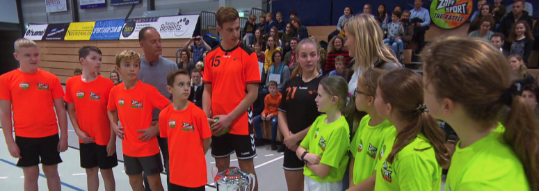 Noah van Wieringen en Zoë Sprengers bij Zapp Sport