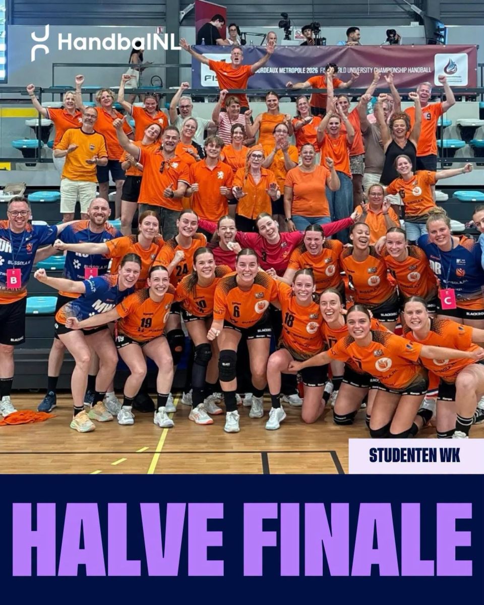 HALVE FINALE WK VOOR NEDERLANDS STUDENTENTEAM IN BORDEAUX