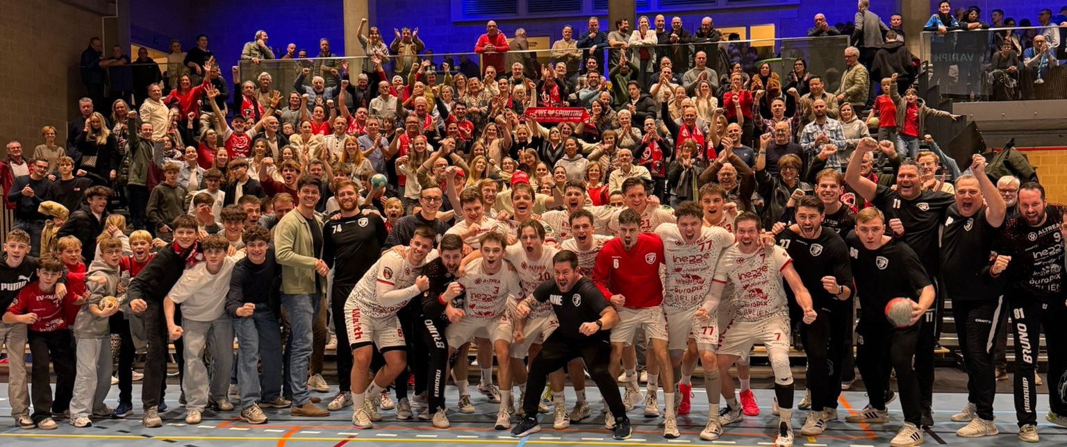 WINST IN BOCHOLT: SPORTING PELT OP KOP IN SUPER HANDBALL LEAGUE