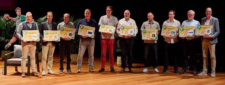 Belgische Handbal Bond huldigt vier clubs, drie livetime achievement awards uitgereikt